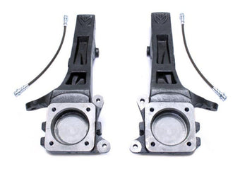 compare product MaxTrac 03-18 Toyota 4Runner 2WD 4in Front Lift Spindles w/Extended DOT Compliant Brake Lines