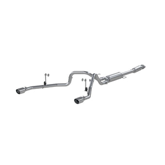 compare product MBRP 2021+ F-150 2.7L/ 3.5L Ecoboost, 5.0L 3in Cat Back 2.5in Dual Split Rear