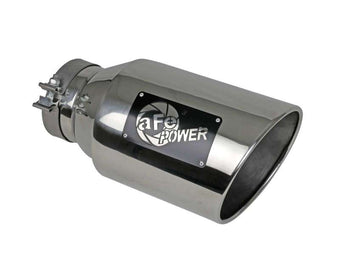 compare product aFe Power Universal 5in Inlet 8in Outlet MACH Force-XP Clamp-On Exhaust Tip - Polished