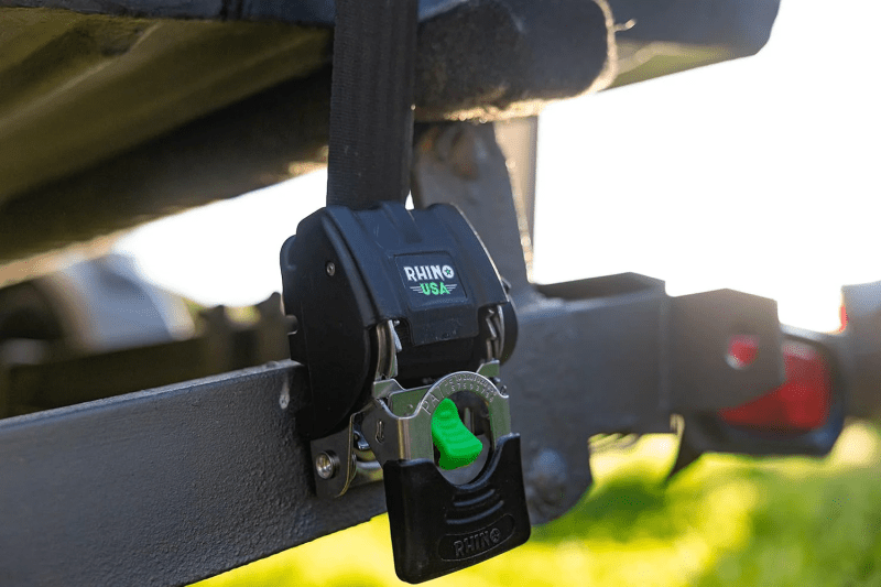 Rhino USA Retractable Transom Straps (2 Pack - Black) - My Store