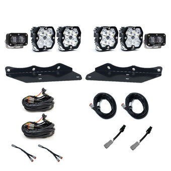 compare product Baja Designs 17-20 Ford Raptor Squadron SAE 2.0/S2 Fog Pocket Kit Sportsman (SAE Fog) - Clear