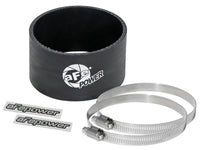 aFe Magnum FORCE CAI Univ. (3 - 1/2in ID x 2in L) Straight Coupler - Black - My Store
