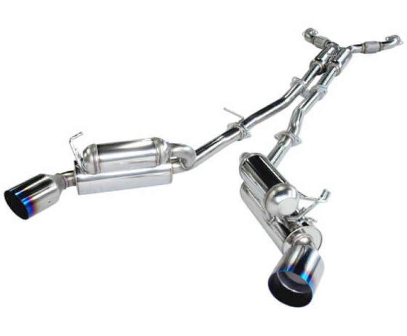 HKS 03 - 07 G35 Dual Hi - Power Ti Tip Catback Exhaust (SUS304 NO COATING) - My Store