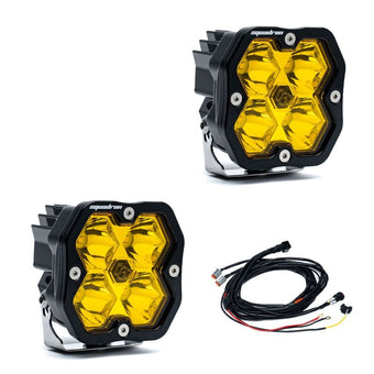 compare product Baja Designs Squadron 2.0 Sport LED Spot (Pair) - Baja Amber