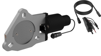 compare product QTP 3in Bolt-On QTEC Electric Cutout Valve for Borla Exhausts - Single