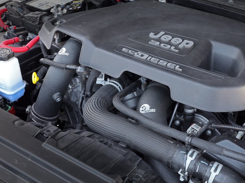 aFe BladeRunner Black 3in Intercooler Hot & Cold Side Pipe Kit 20 - 21 Jeep Wrangler V6 - 3.0L (td) - My Store