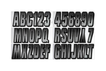 compare product Hardline Boat Lettering Registration Kit 3 in. - 300 Silver/Black