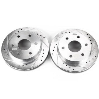 compare product Power Stop 99-00 Cadillac Escalade Front Evolution Drilled & Slotted Rotors - Pair