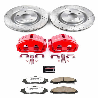 compare product Power Stop 05-13 Chevrolet Corvette Front Z26 Street Warrior Brake Kit w/Calipers