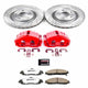 Power Stop 05 - 13 Chevrolet Corvette Front Z26 Street Warrior Brake Kit w/Calipers - My Store