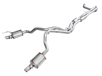 compare product AWE Tuning 2021+ Cadillac Escalade 6.2L 0FG Dual Exit Exhaust System (Reuses OE Tips)