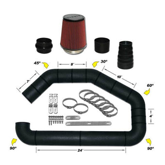 compare product Airaid U-Build-It - Universal 3.5in Master Kit I w/700-452 (6in) Filter