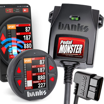 compare product Banks Power Pedal Monster Kit Aptiv GT 150 6 Way w/iDash Pro 07.5-19 Chevy 2500/3500 6.6L