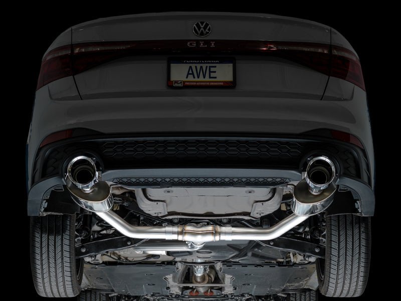 AWE Tuning 22 - 25 Volkswagen Jetta GLI Touring Edition Exhaust - Chrome Silver Tips - My Store