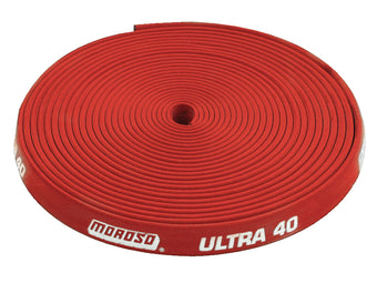 compare product Moroso Insulated Spark Plug Wire Sleeve - Ultra 40 - 8.65mm - Red - 25ft Roll