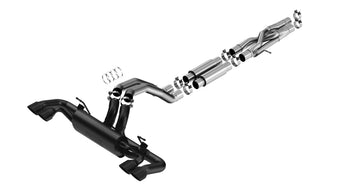 compare product Borla 21-22 Jeep Wrangler Rubicon 392 6.4L V8 AT 4WD 4DR ATAK Cat-Back Exhaust - Coated Black
