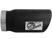 aFe Diesel Exhaust Tip Bolt On Black 5in Inlet x 6in Outlet x 12in Long - My Store