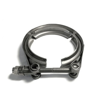 compare product Ticon Industries 5in Stainless Steel V-Band Clamp for GT47-55 Undivided Housing