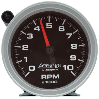 compare product AutoMeter Tachometer Gauge 10K RPM 3 3/4in Pedestal w/Ext. Shift-Light - Black Dial/Black Case