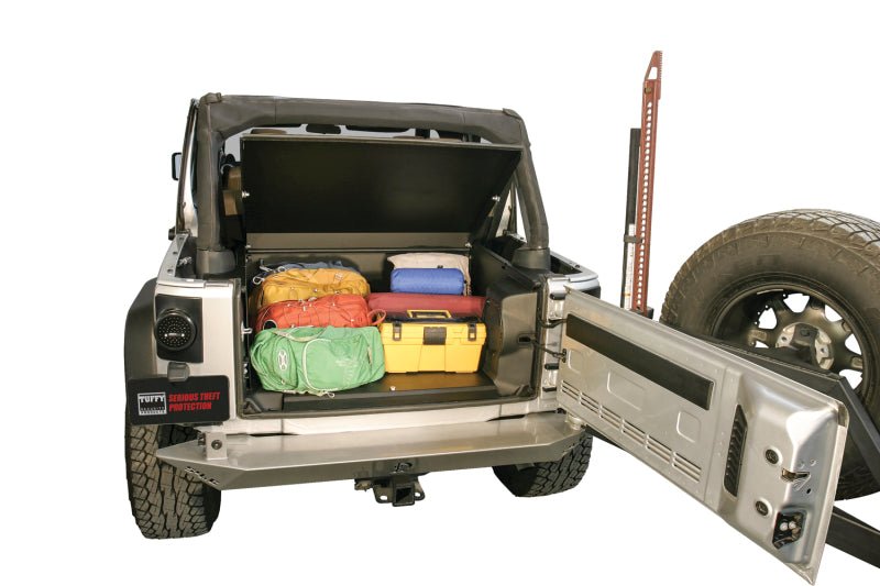 Tuffy Jk 2011+ Deluxe Security Deck Enclosure - Black - My Store