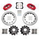 Wilwood 89 - 02 Nissan Skyline Superlite 4R Rear BBK w/ 13.50in Diameter Slotted Rotor - Red - My Store