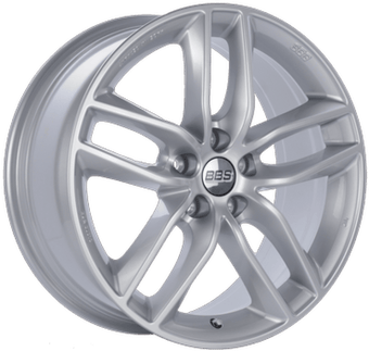 compare product BBS SX 18x8 5x120 ET30 Sport Silver Wheel -72.5mm