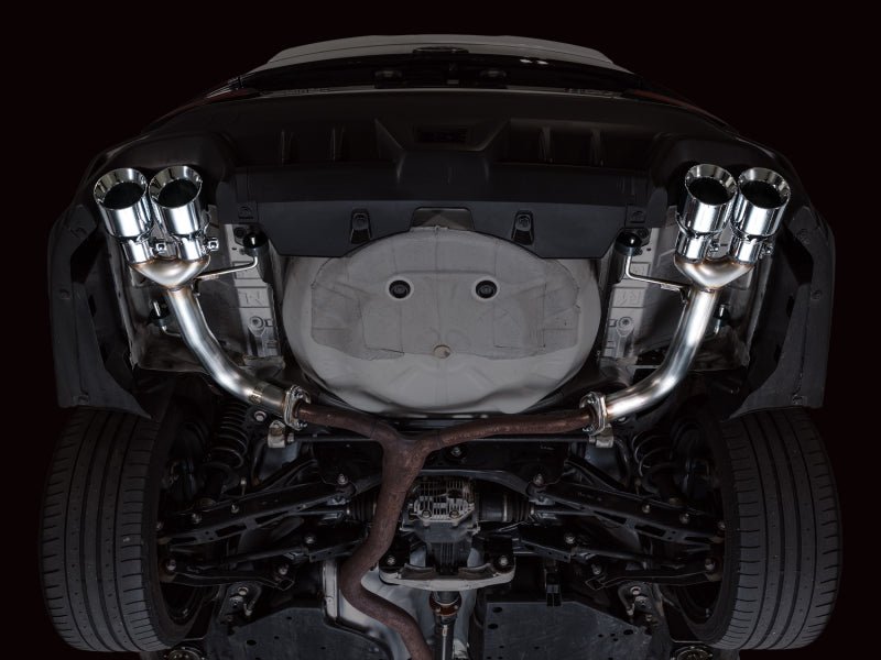 AWE Tuning 22 - 25 Subaru VB WRX Track Edition Axle - Back Exhaust - Chrome Silver Tips - My Store