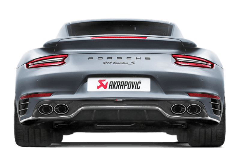 Akrapovic 16 - 17 Porsche 911 Turbo/Turbo S (991.2) Slip - On Line (Titanium) (Req. Tips/Diffuser) - My Store