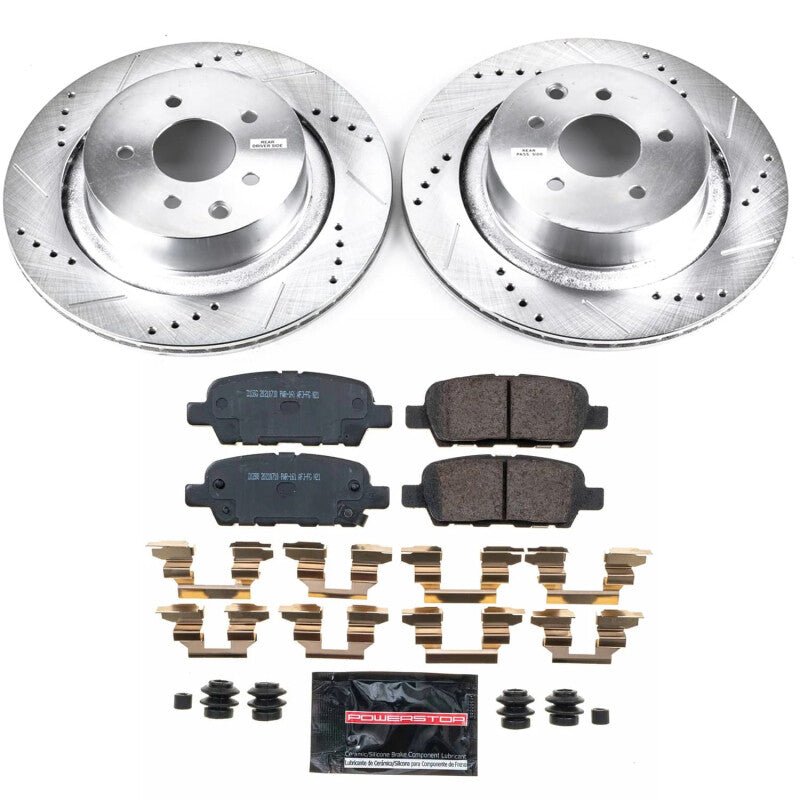 Power Stop 14 - 15 Infiniti Q60 Rear Z23 Evolution Brake Kit - My Store