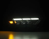 AlphaRex 15 - 17 Ford Mustang NOVA LED Proj Headlights Black w/Activ Light/Seq Signal/Switch DRL - My Store