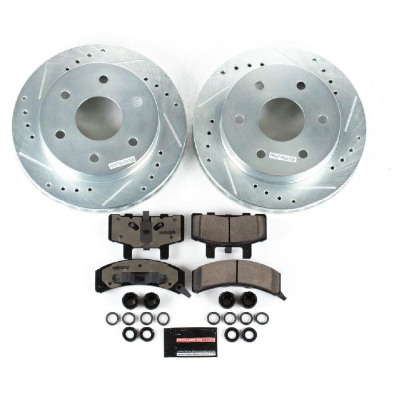 Power Stop 99 - 00 Cadillac Escalade Front Z36 Truck & Tow Brake Kit - My Store