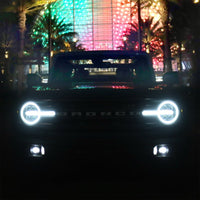AlphaRex 21 - 23 Ford Bronco NOVA LED Projector Headlights Black - My Store