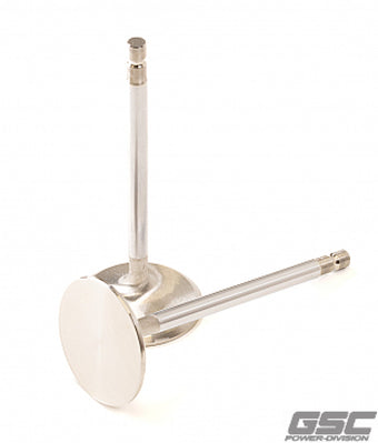 compare product GSC P-D Nissan VR38DETT 38.15mm Head +1mm OS 94.95mm Long Flat Face Intake Valve - Single