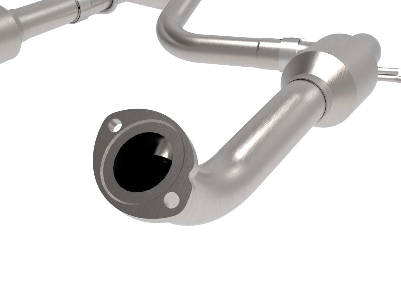 aFe Toyota Tacoma 16 - 17 V6 - 3.5L Twisted Steel Y - Pipe w/ Cat - My Store