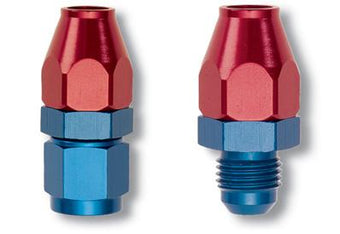 compare product Russell Performance Black/Silver -6 AN Female Swivel to 3/8in Aluminum Tube