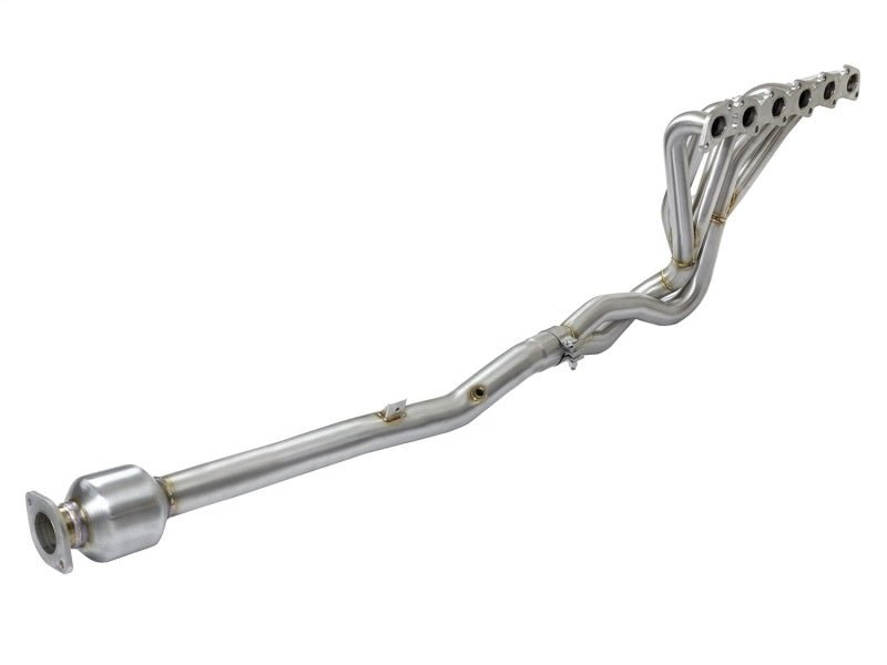 aFe Power Twisted Steel Long Tube Header & Connection Pipes (Street Series) 01 - 16 Nissan Patrol - My Store