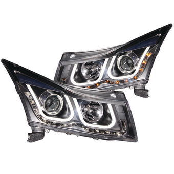 compare product ANZO 2011-2015 Chevrolet Cruze Projector Headlights w/ U-Bar Black