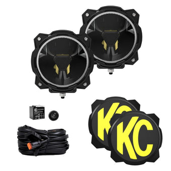compare product KC HiLiTES Gravity Titan LED 6in. - Pair Pack (Wide-40 Beam)