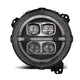 AlphaRex 18 - 23 Jeep Wrangler JL/Gladiator JT LED Proj Headlights Black w/ Activ Light/Seq Signal/DRL - My Store