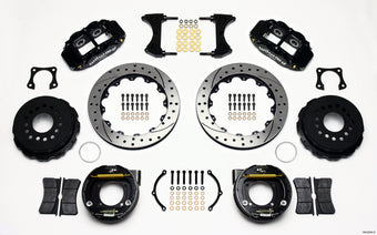 compare product Wilwood Narrow Superlite 4R Rear P-Brk Kit 12.88in Drilled 58-64 Olds/Pontiac Ends 2.81in Offset