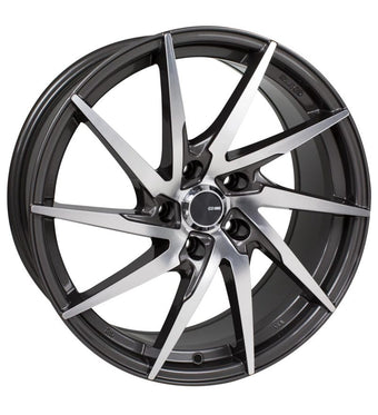 compare product Enkei PW10 16x7 5x100 42mm Offset 72.6mm Bore Gunmetal Wheel w/ Machined Spokes Wheel