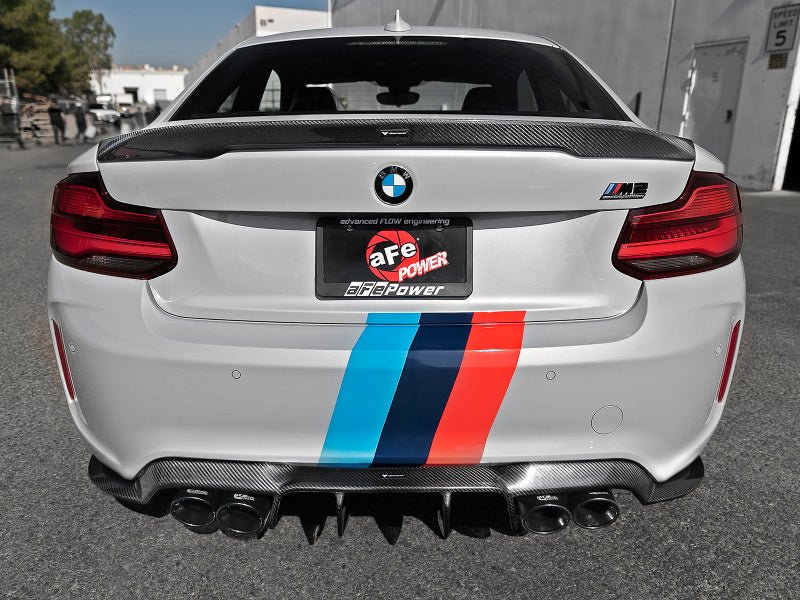 aFe MACHForce XP Exhausts Cat - Back SS 19 - 21 BMW M2 Competition L6 - 3.0L w/Black Tips - My Store