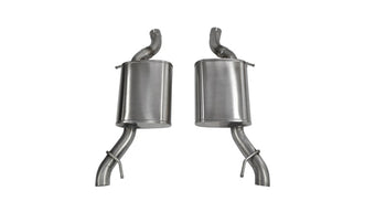 compare product Corsa 2014-16 Axle-Back Exhaust Dual Rear Polished Outlet 2014 Cadillac CTS Vsport 3.6L V6 Automatic