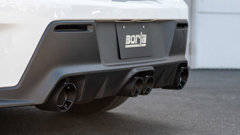 compare product Borla 23-24 Toyota GR Corolla ATAK Cat Back System - Carbon Fiber & Black Anodized