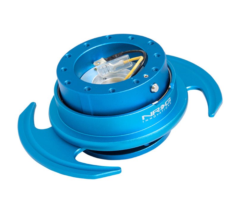 NRG Quick Release Kit Gen 3.0 - Blue Body / Blue Ring w/Handles - My Store