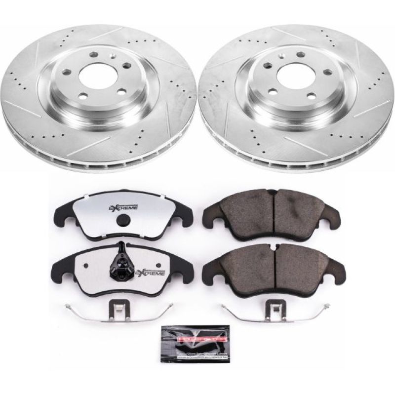 Power Stop 10 - 11 Audi S4 Front Z26 Street Warrior Brake Kit - My Store