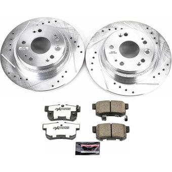 compare product Power Stop 02-04 Acura RL Rear Z26 Street Warrior Brake Kit