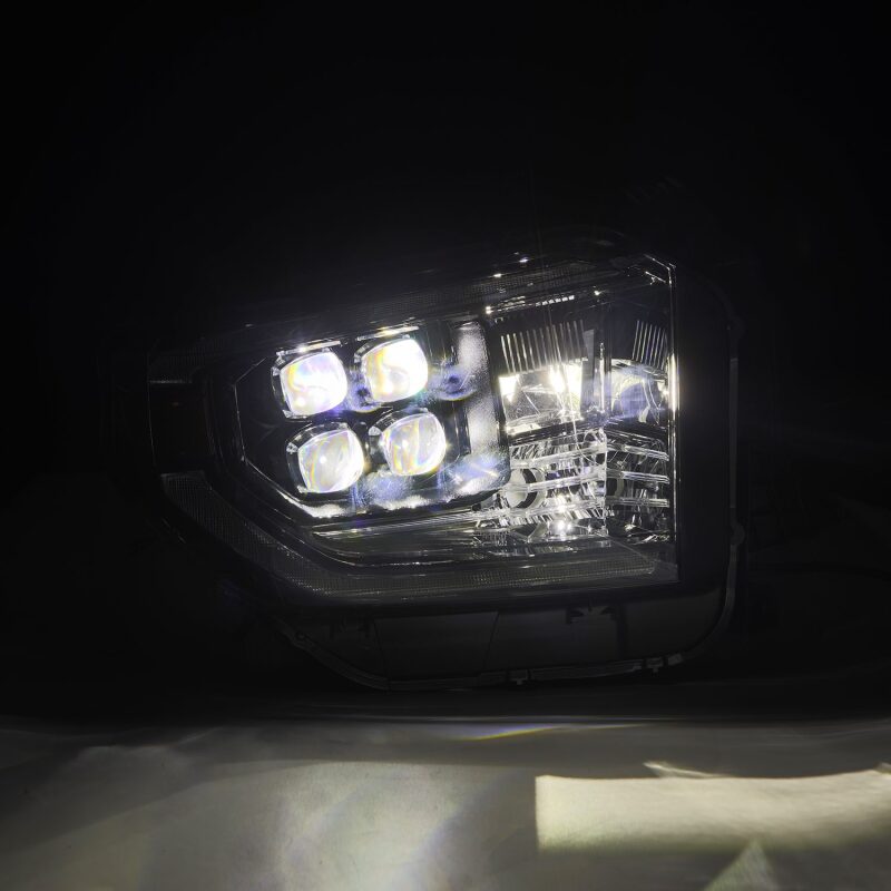AlphaRex 14 - 21 Toyota Tundra NOVA - Series LED Proj Headlights Alpha - Blk w/Actv Light & Seq. Sig + DRL - My Store