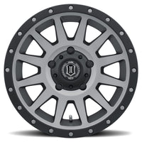 ICON Compression 17x8.5 5x150 25mm Offset 5.75in BS 110.1mm Bore Titanium Wheel - My Store