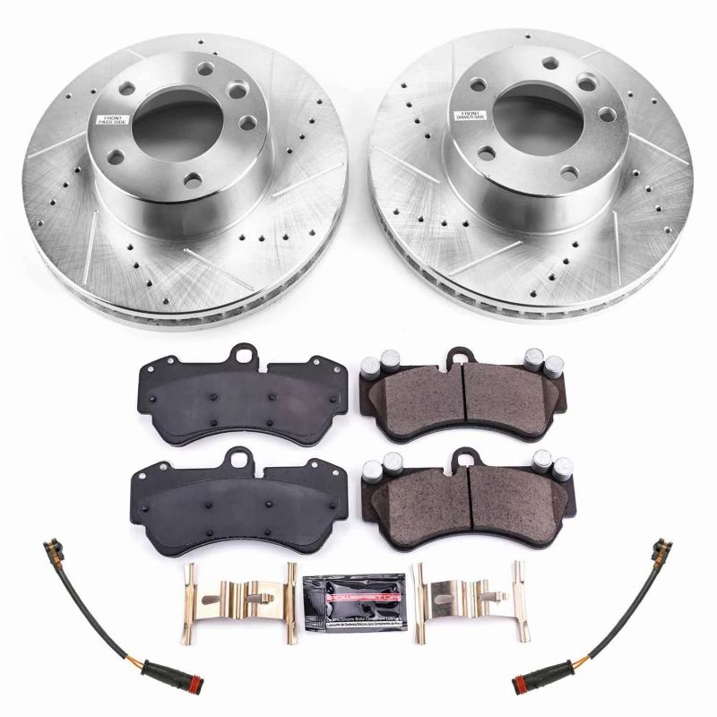 Power Stop 17 - 18 Mercedes - Benz G550 4x4 Front Z23 Evolution Sport Brake Kit - My Store